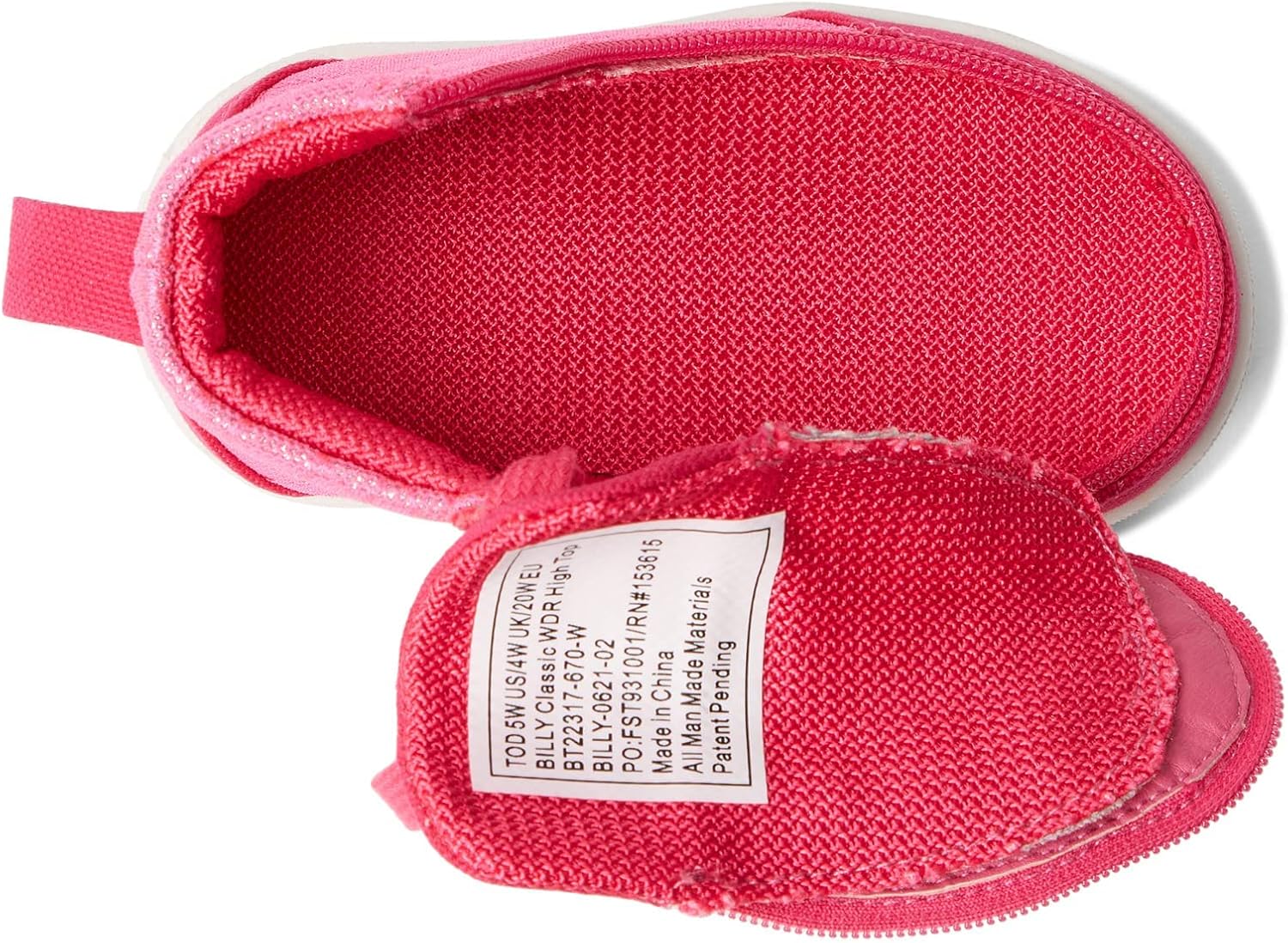 Детские кроссовки BILLY Footwear Classic High-Top, розовые — фото 2