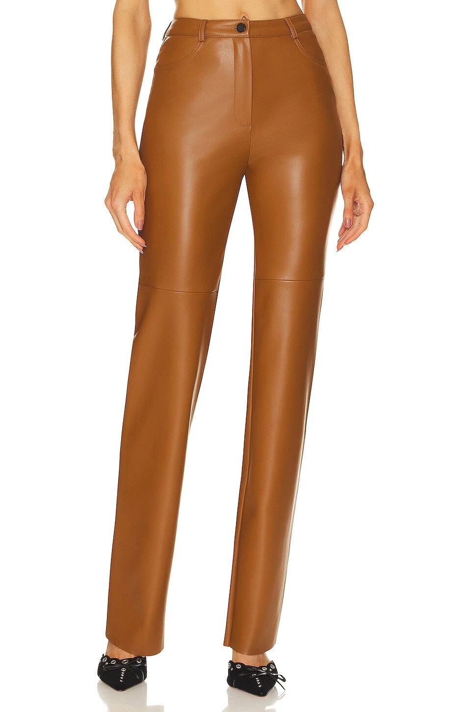 

Брюки CULTNAKED Killa Faux Leather Trousers, цвет Choco