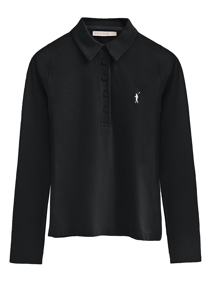 

Polo Club Поло с длинным рукавом, черное