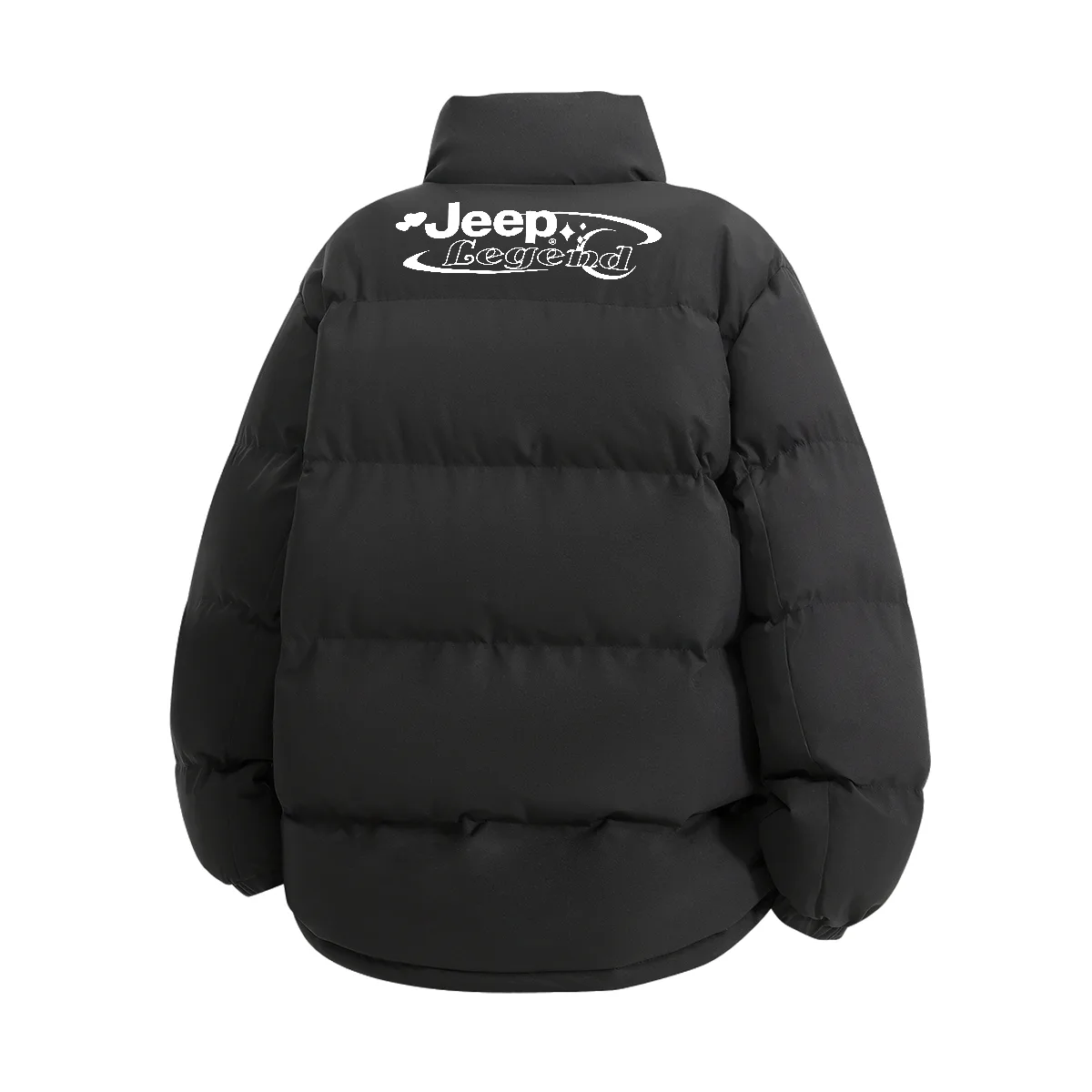Детская утепленная куртка с воротником-стойкой Jeep, черный — фото 3