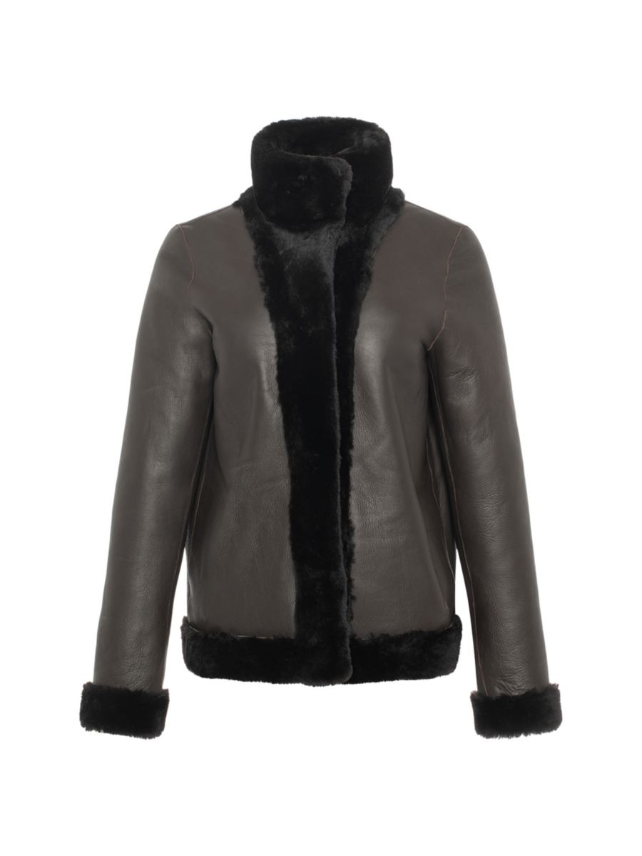 

Двусторонняя куртка из овчины с цветными блоками Made For Generations WOLFIE FURS, цвет Walnut Brown, Коричневый, Двусторонняя куртка из овчины с цветными блоками Made For Generations WOLFIE FURS, цвет Walnut Brown