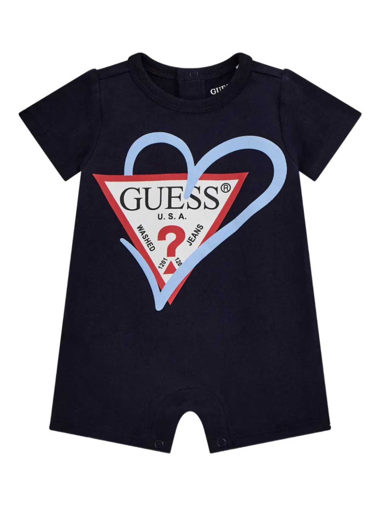 

Guess kids ромпер с логотипом, синий