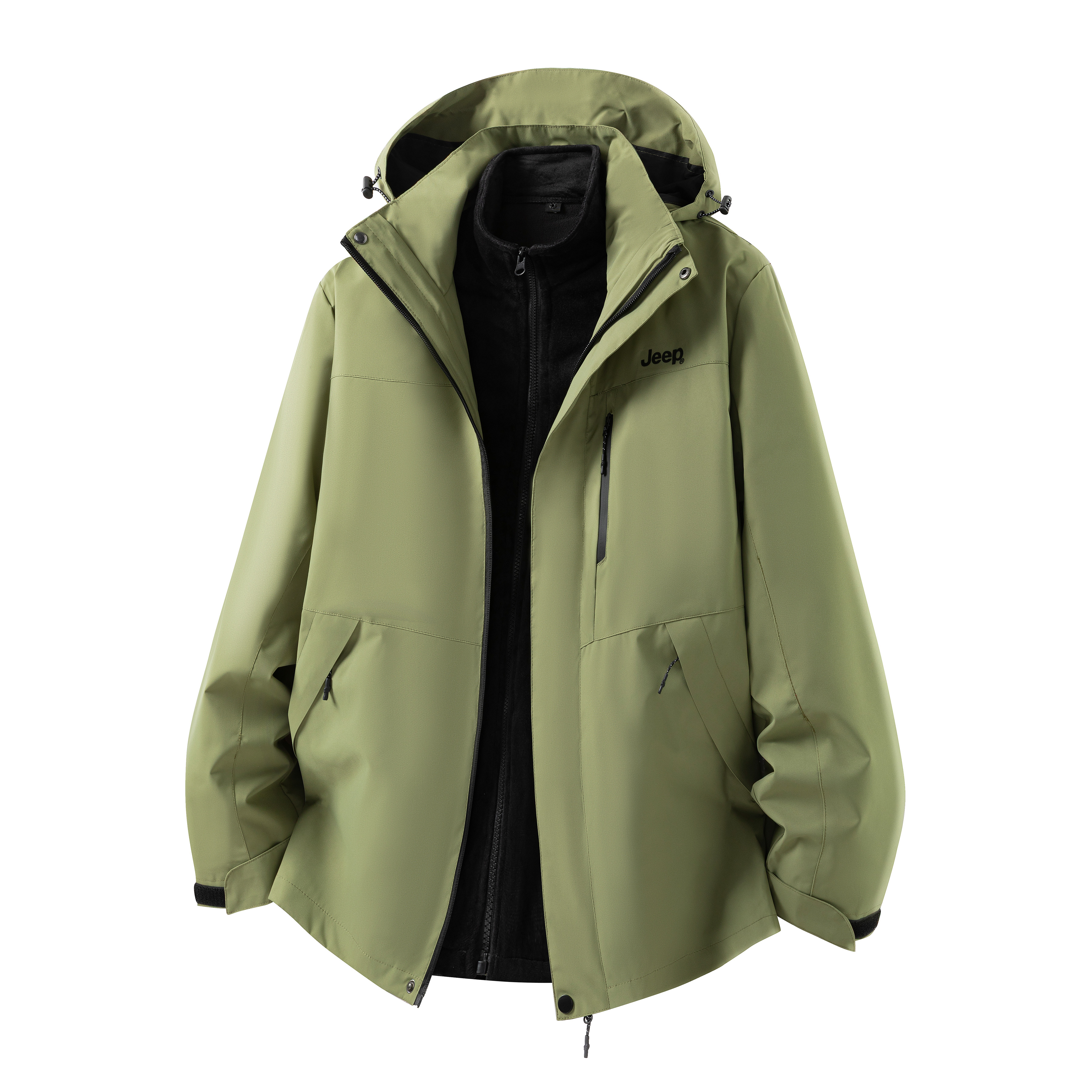 

Jeep Куртка из коллекции Leisure Unisex, Pine Green (Fleece Liner+Shell Clothing Sets)