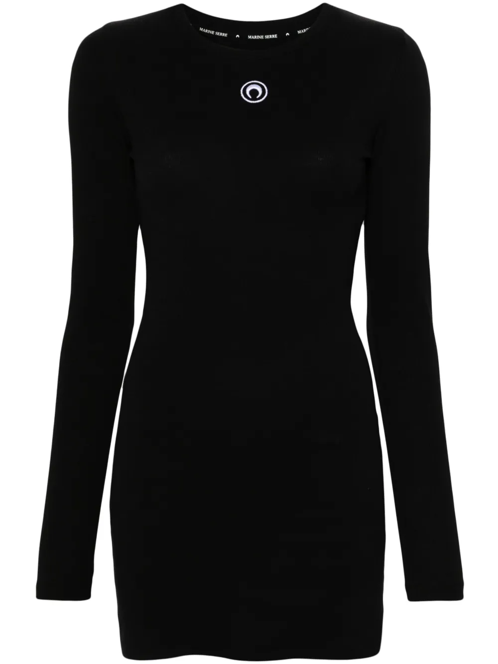 

Платье мини с вышивкой Crescent Moon Marine Serre, черный