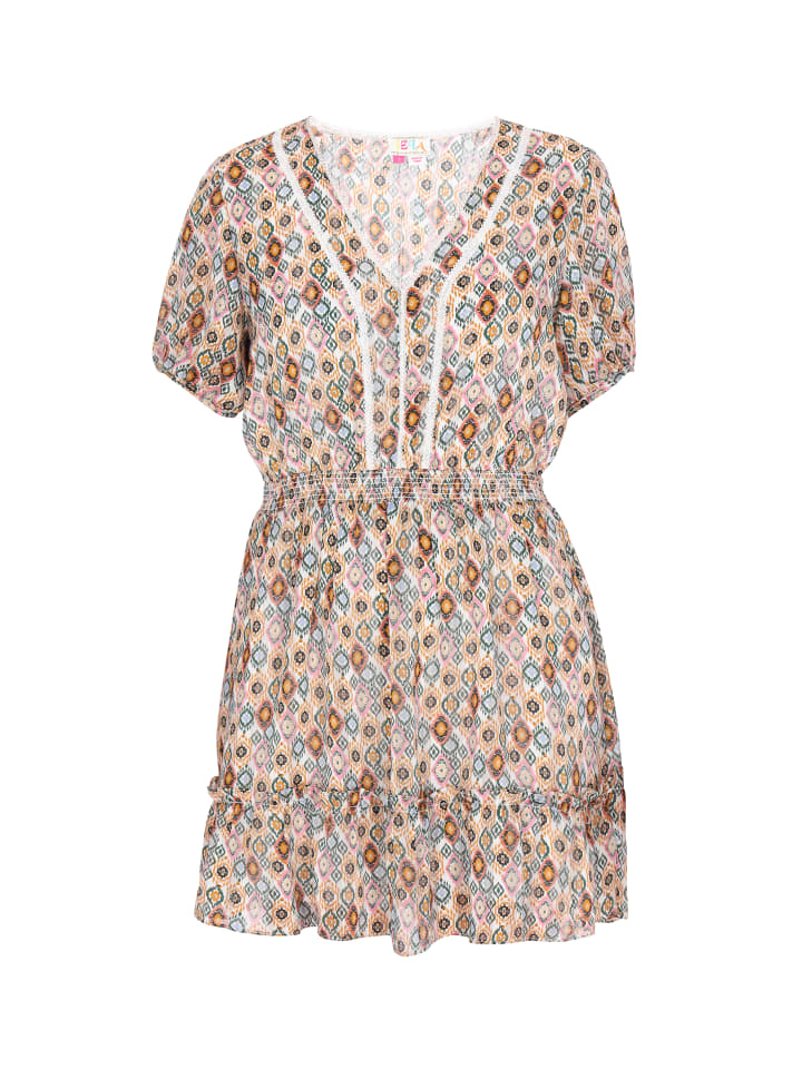 

Платье до колена IZIA, цвет camel multicolor