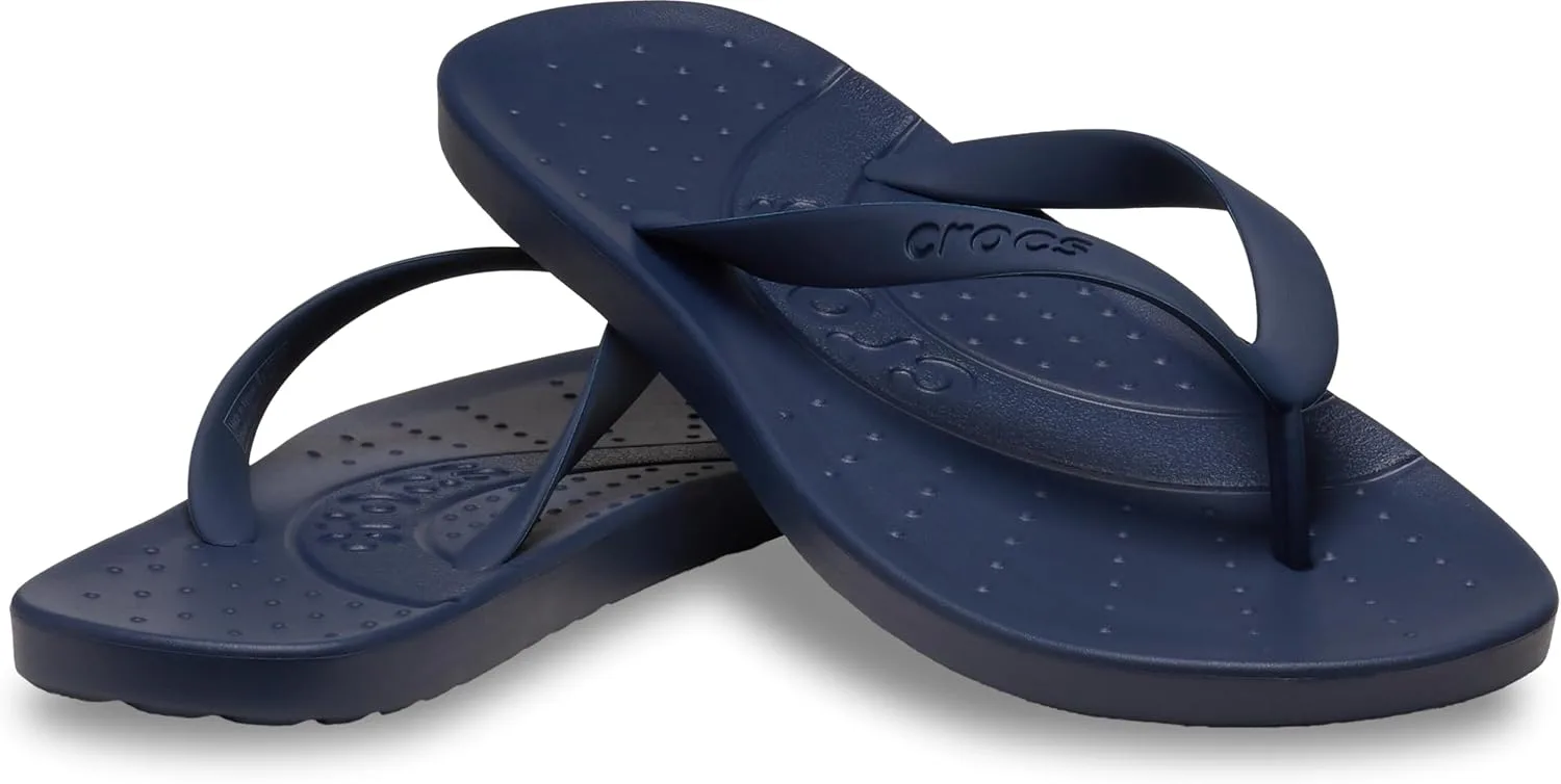 Шлепанцы Crocs Unisex Classic Flip Toe Separator, темно-синий — фото 4