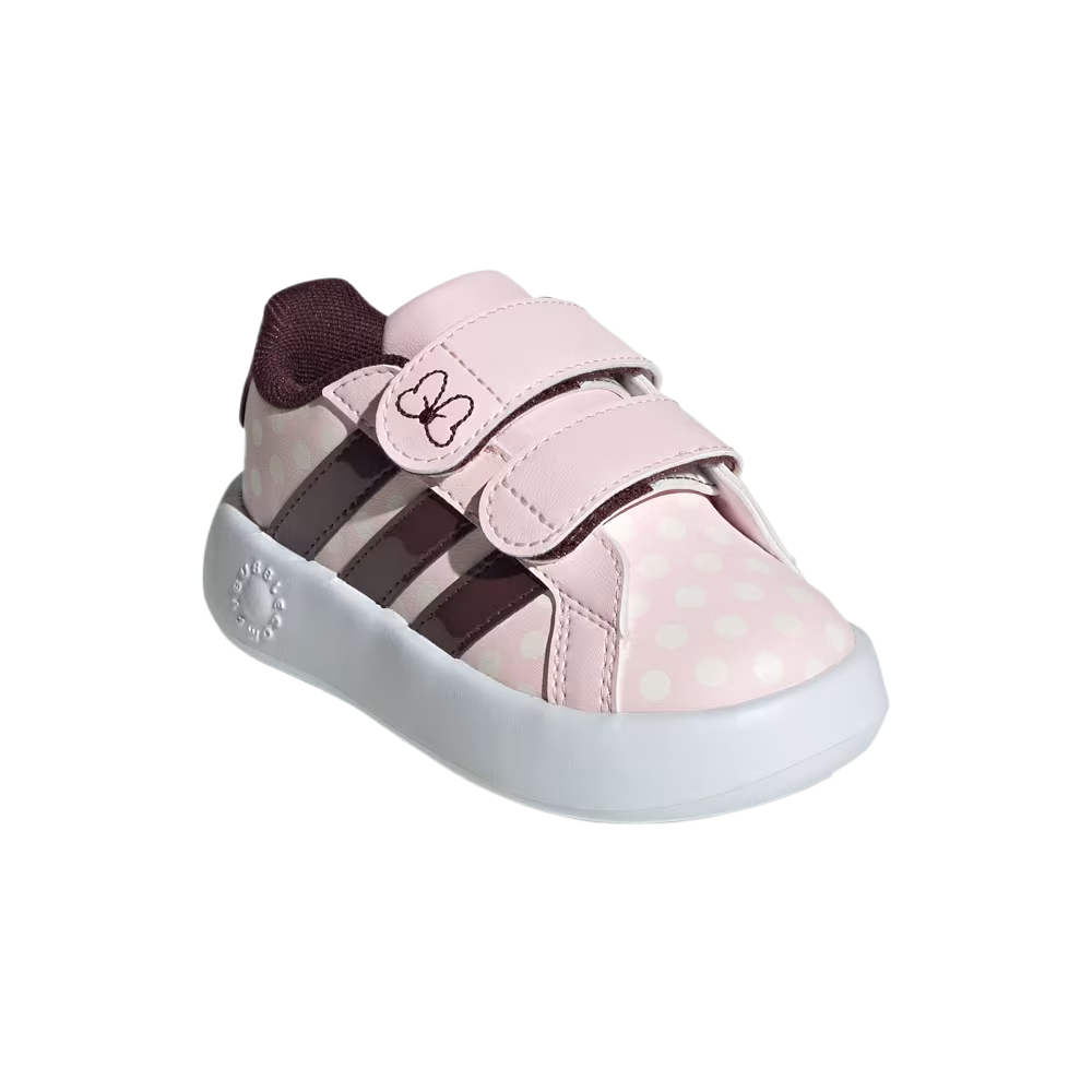 Adidas Disney x GRAND COURT лоу-топ детские туфли Pink — фото 3