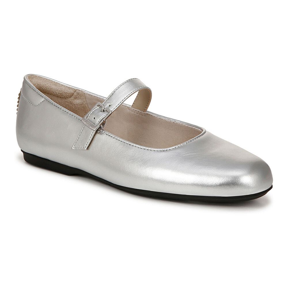 Женские туфли Мэри Джейн на плоской подошве Dr. Scholl's Wexley Jane, цвет Silver Faux