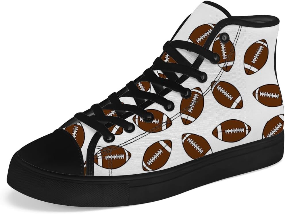 

Кеды на высокой подошве chebing с футбольным принтом для мужчин и женщин, высокие кроссовки на шнуровке, повседневная обувь, белый