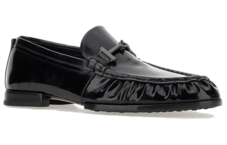 TOD'S Лоферы мужские черные — фото 3