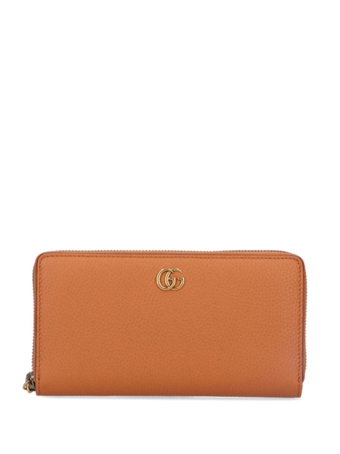 

Бамбуковый кошелек на молнии Gucci, коричневый