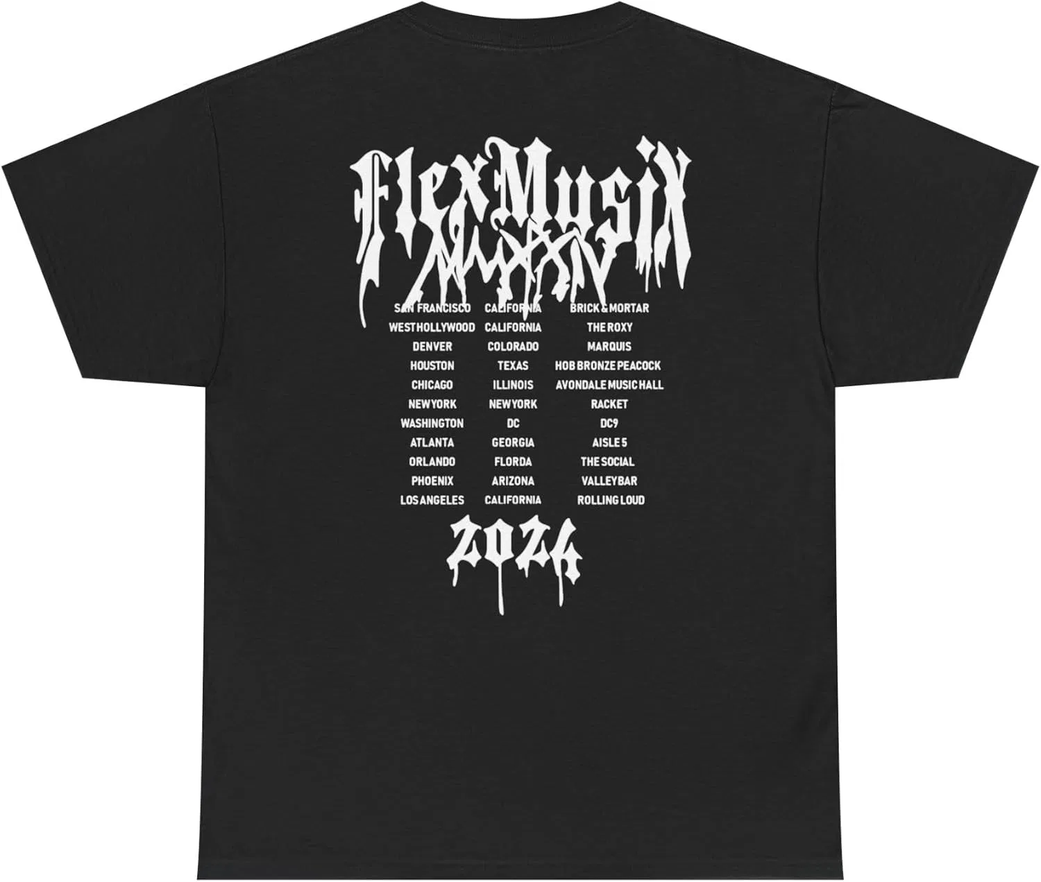 Футболка Osamason FlexMusix Tour Tee, футболка Flex Music, мерч по альбому — фото 2