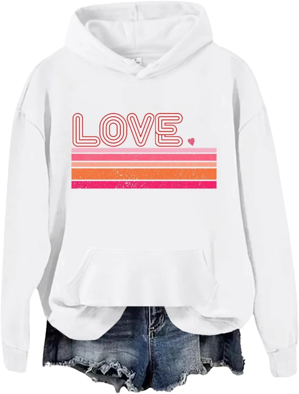 

Ретро свитшот Valentine's Day Love JWVEL