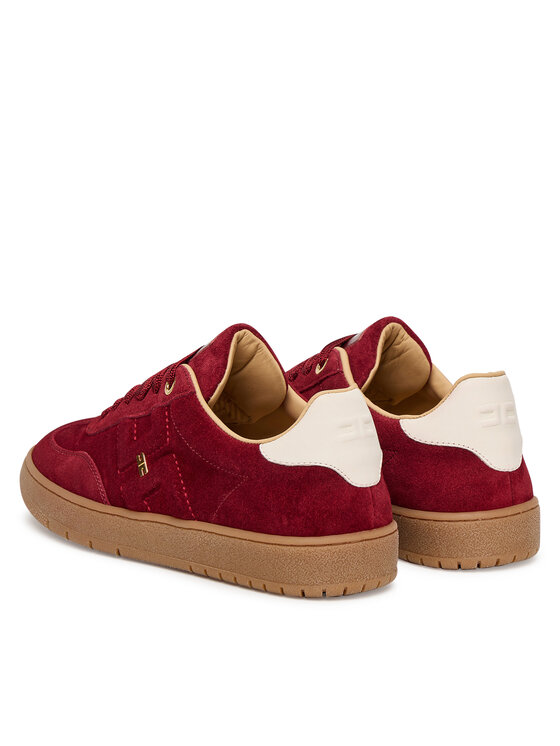 Кроссовки Low Cut Lace Up F4A9-E0340-0071 D Elisabetta Franchi, красный — фото 3
