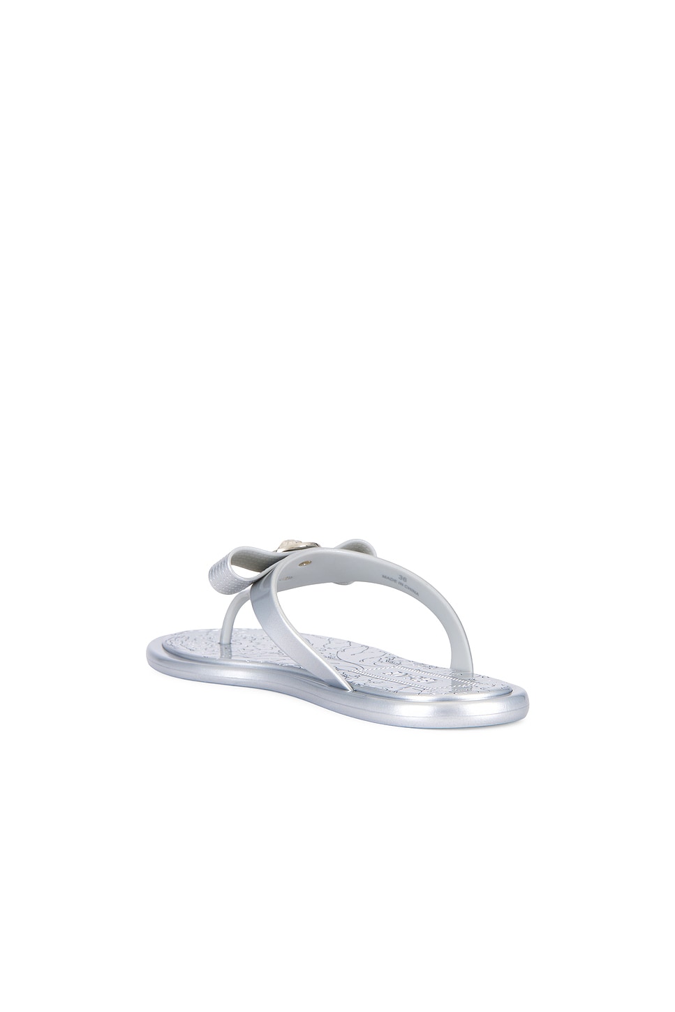 Шлепанцы Flip Flop Versace, Silver & Palladium — фото 3