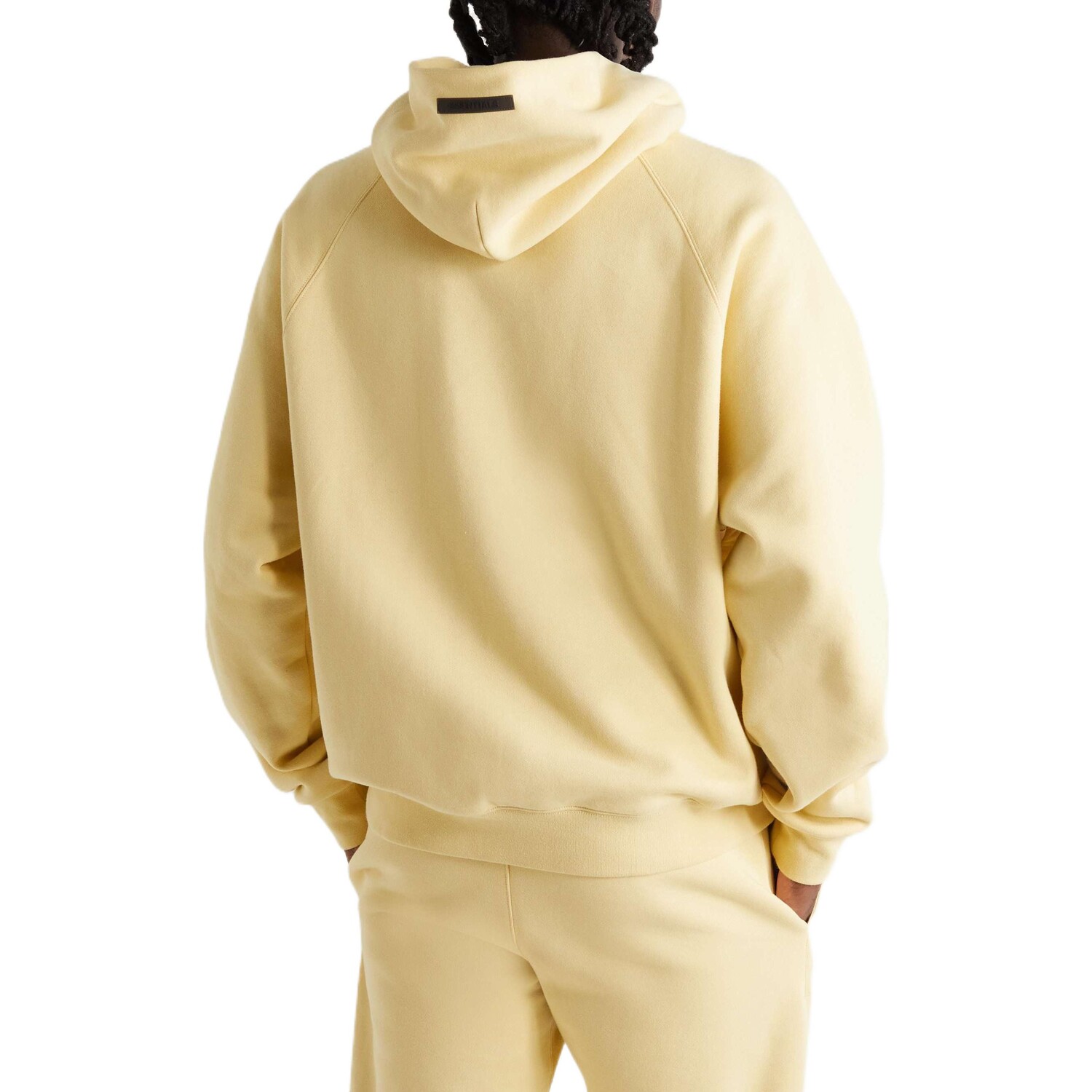 Толстовка унисекс кремовая Fear Of God Essentials, кремовый — фото 3