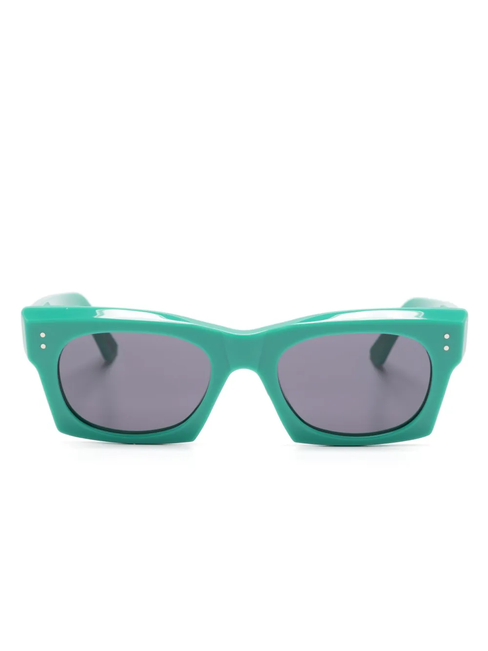 

Солнцезащитные очки Edku в овальной оправе Marni Eyewear, зеленый