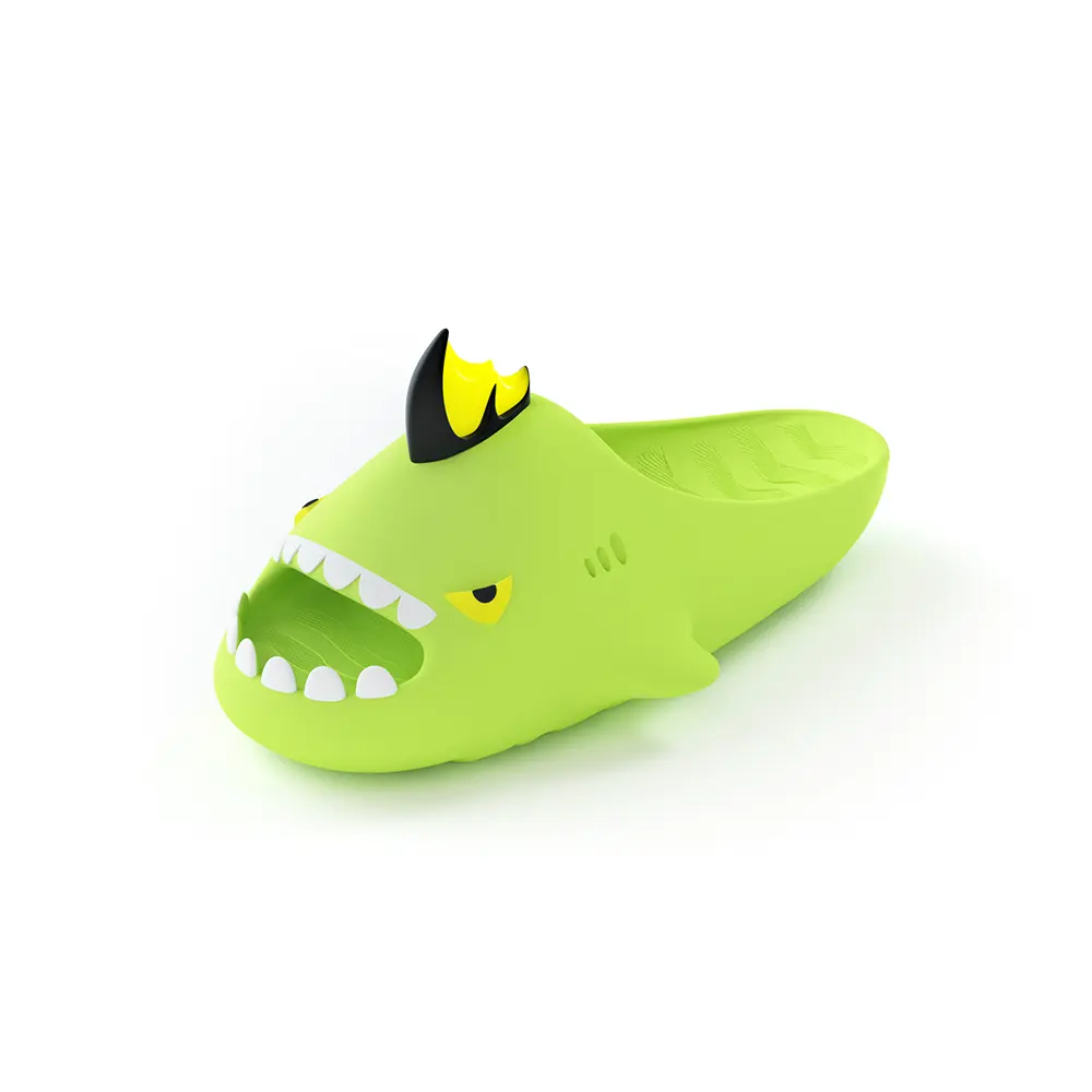 

HelloSlippers Акулакикс Фирс Кой Дракон, Слайдеры унисекс неоново-зеленые, цвет Neon Green