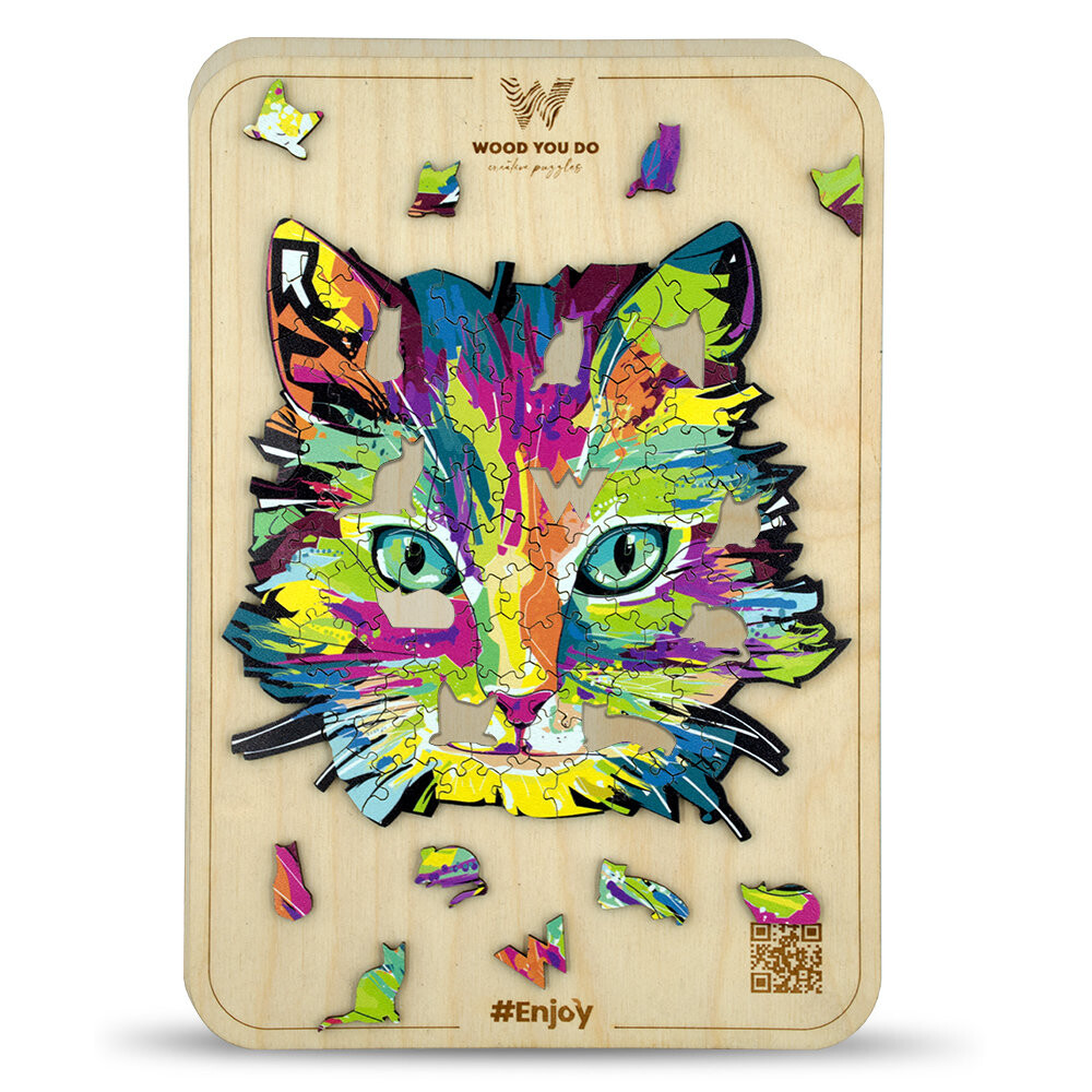 

Пазл Agile Cat 100 деталей А5 Wood You Do
