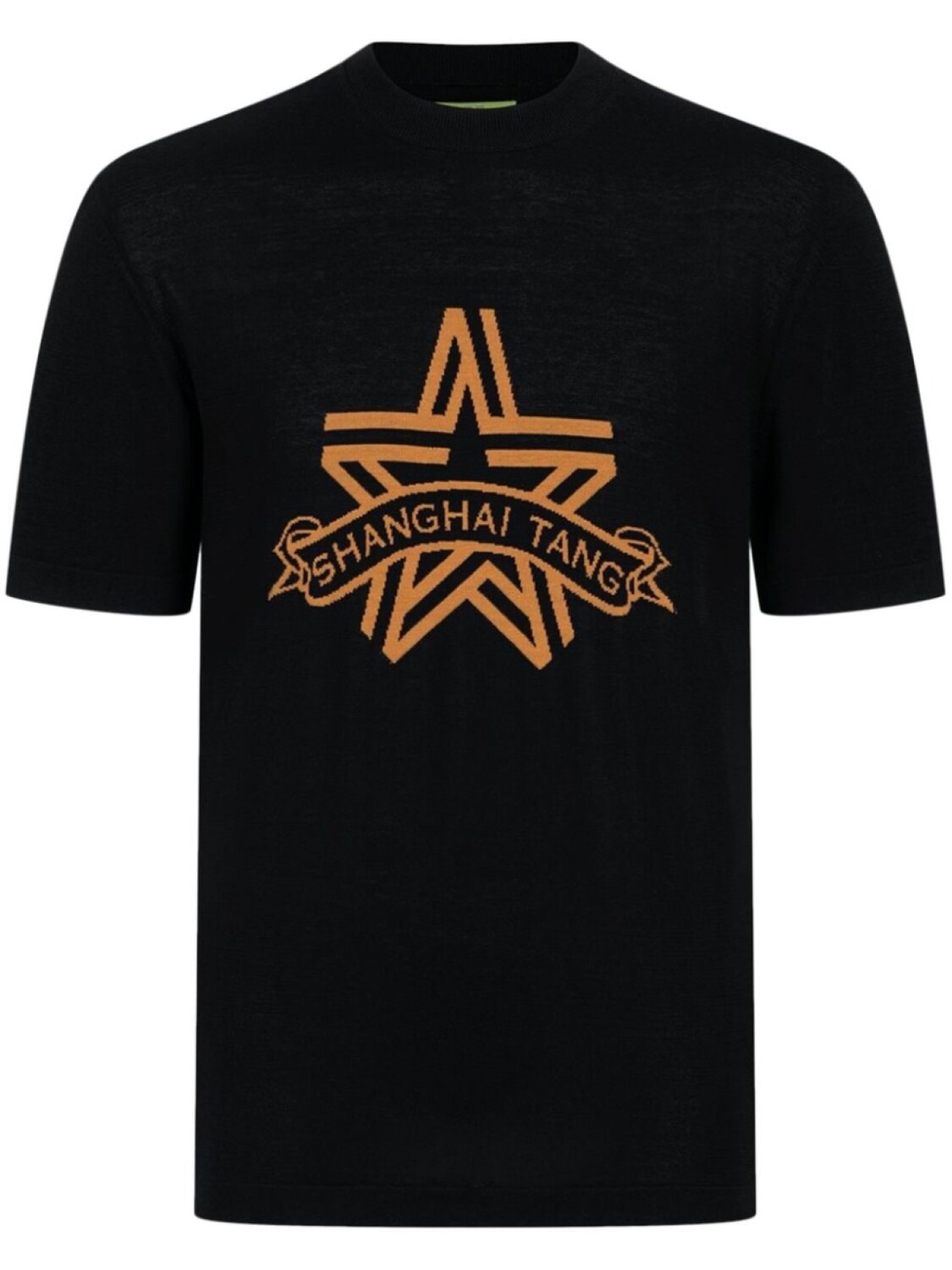 

Футболка из хлопчатобумажной ткани Shanghai Tang Star, черный