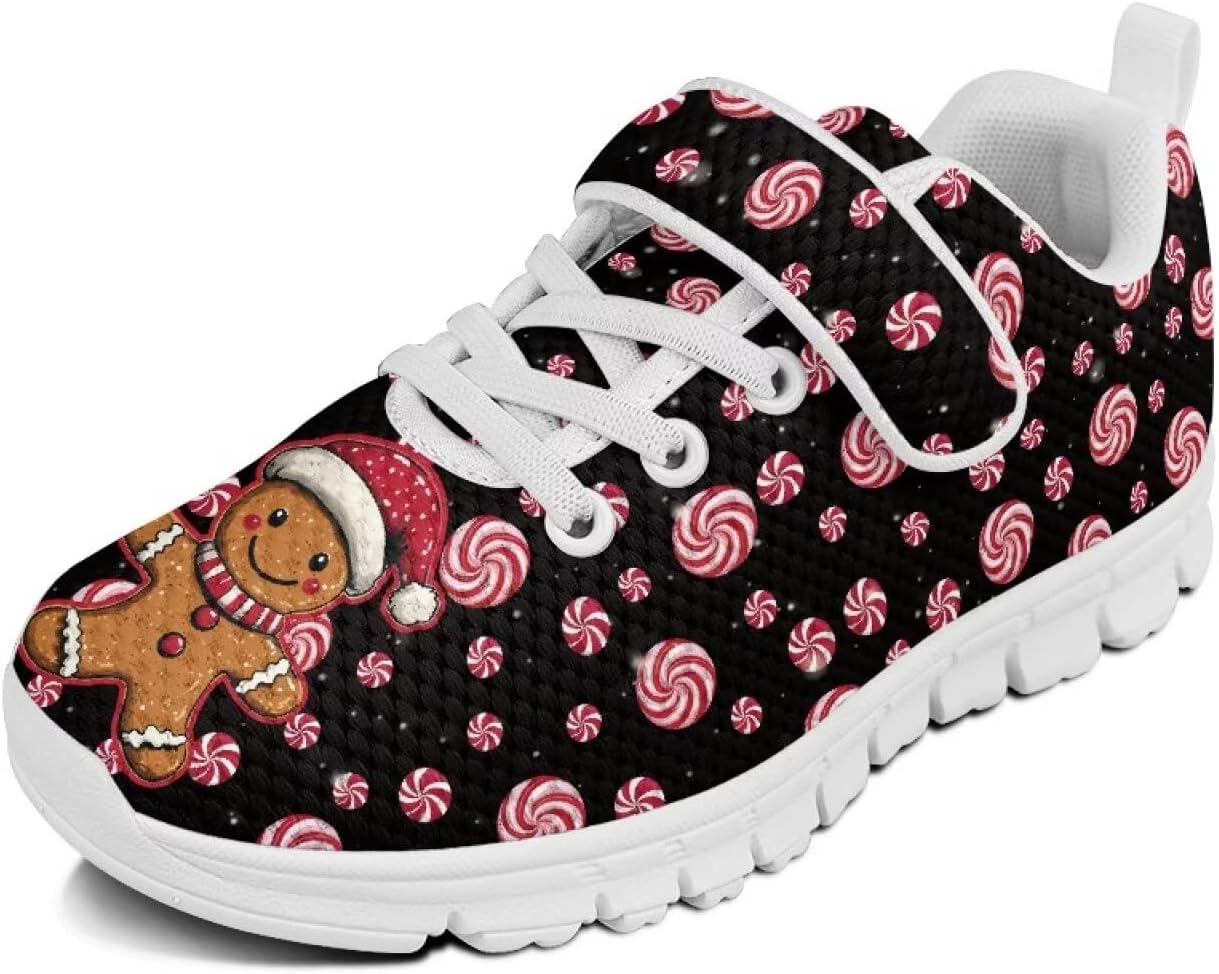 

Повседневные кроссовки для девочек Doojoayie, модные детские кроссовки для бега, удобные детские кроссовки, Gingerbread Man