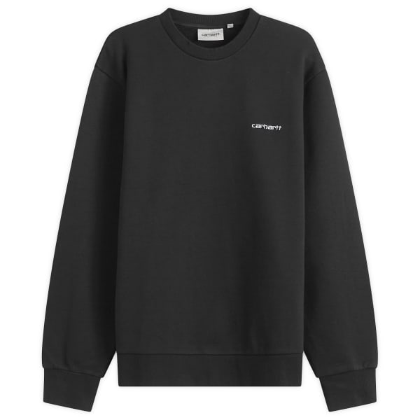 

Толстовка с вышивкой в виде надписи Carhartt Wip, черный & белый