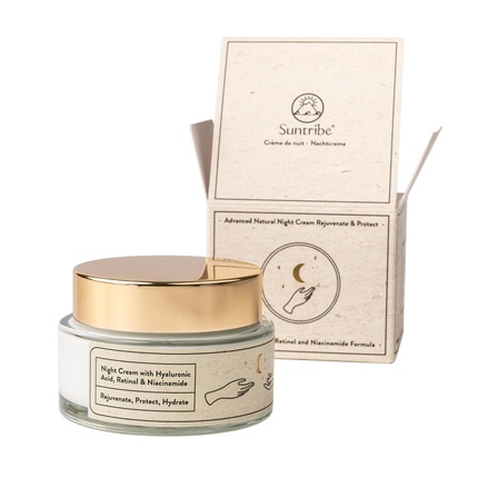 

Органический ночной крем с гиалуроновой кислотой, ретинолом и ниацинамидом 50 мл Suntribe