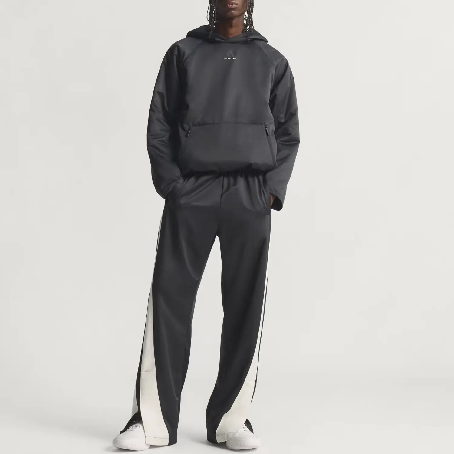 Спортивные брюки класса люкс Adidas, черный — фото 3