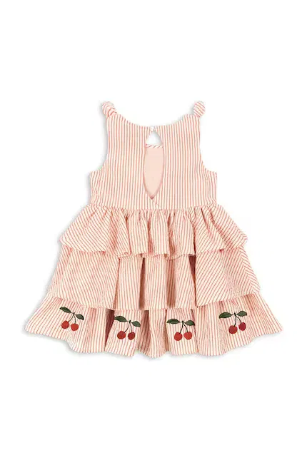 Платье летнее с кокардами Ellie Dress Konges Sløjd, розовый — фото 2