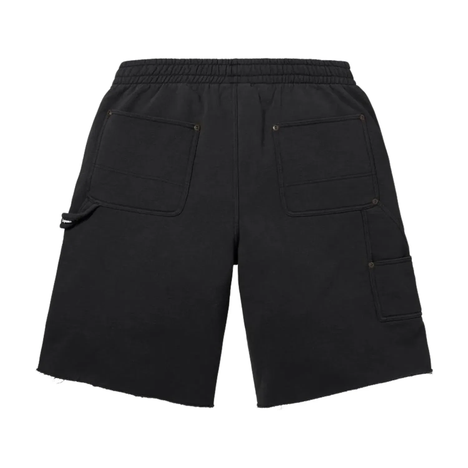 Спортивные шорты Supreme SS26 Double Knee Painter Sweatshort 'Black' SUP-SS26-204-BLK, синий — фото 2