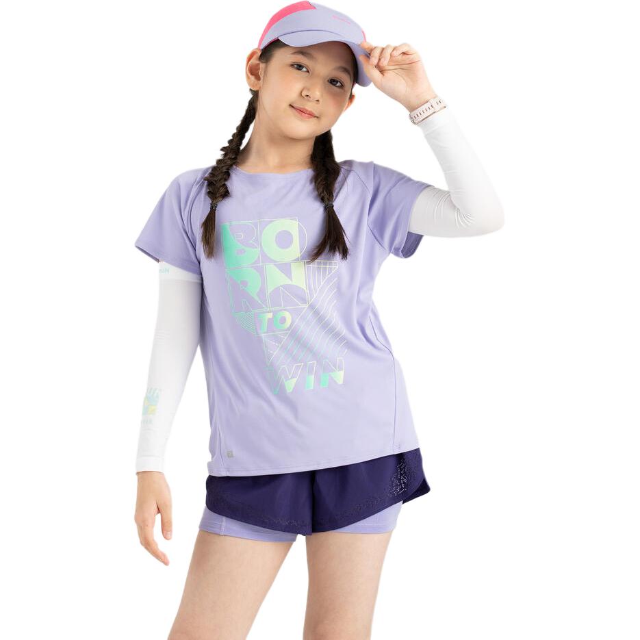 

Детская футболка DECATHLON, Полуночно-фиолетовый / Лавандово-фиолетовый