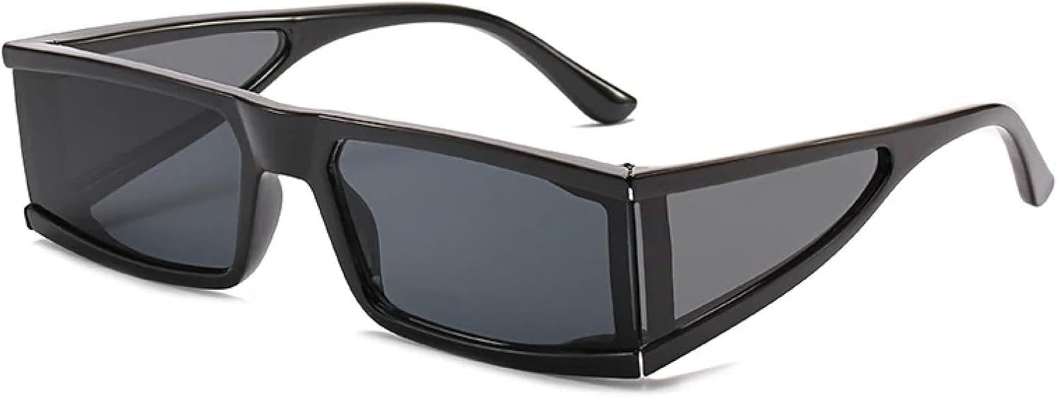 

Винтажные женские и мужские модные роскошные солнцезащитные очки в стиле хип-хоп для женщин, для активного отдыха и путешествий, защита от УФ-излучения UV400 Generic, Black Gray