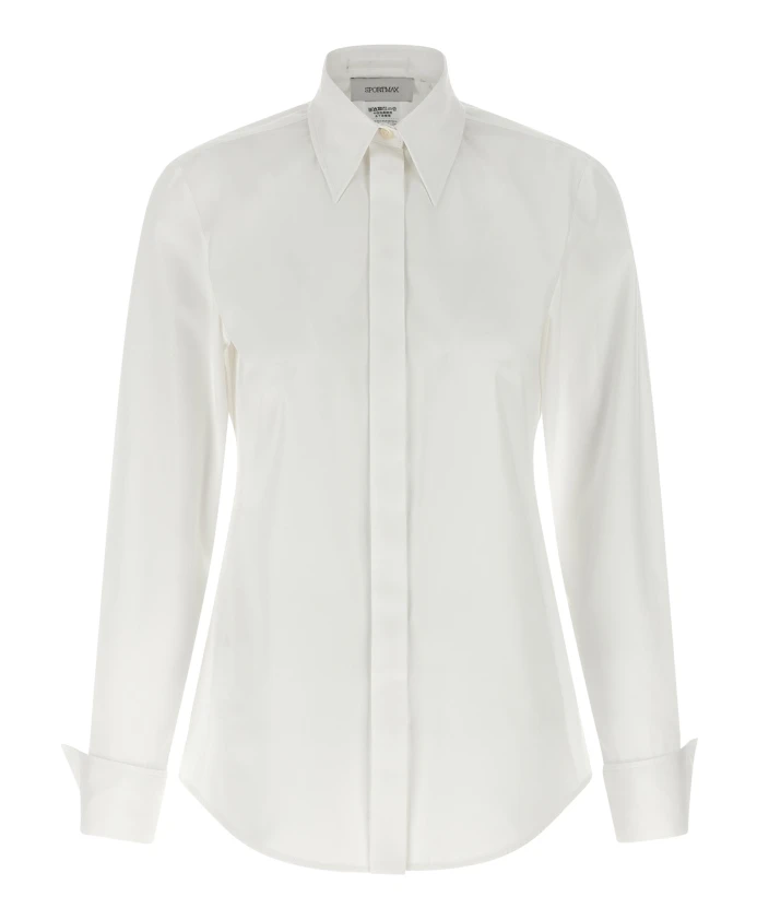 

Рубашка из хлопкового поплина Oste Sportmax, белый