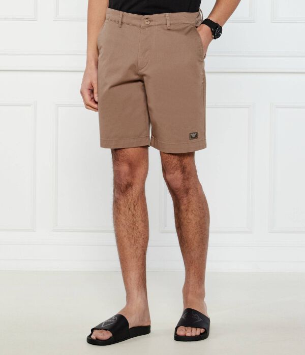 

Шорты Regular fit Emporio Armani, коричневый