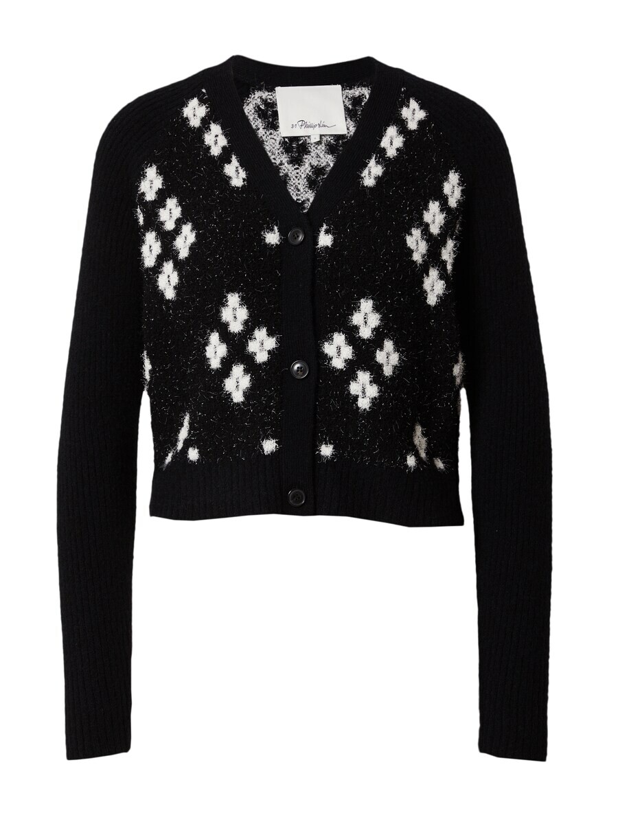 

Вязаный кардиган 3.1 Phillip Lim Knit Cardigan ARGYLE, черный