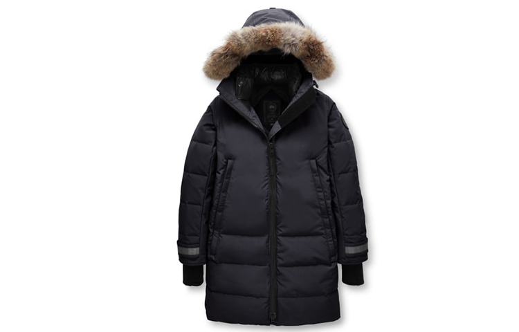 Черная уценка Пуховики Женские Темно-синий Canada Goose