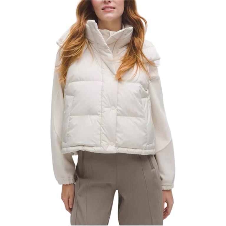 

Стеганый безрукавный жилет Lululemon, светлая слоновая кость