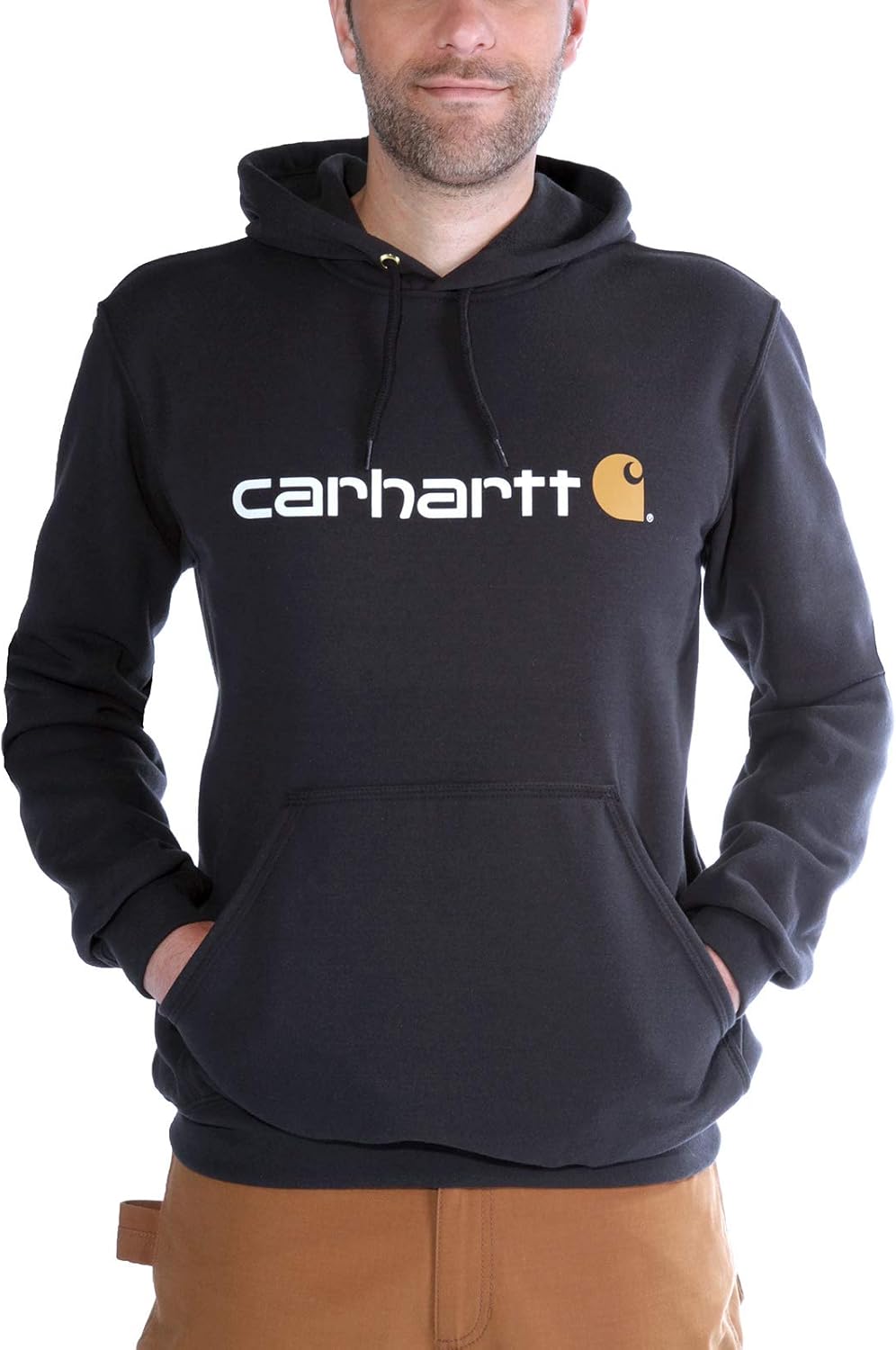 

Толстовка Carhartt Midweight с логотипом для мужчин Big-Tall, Black