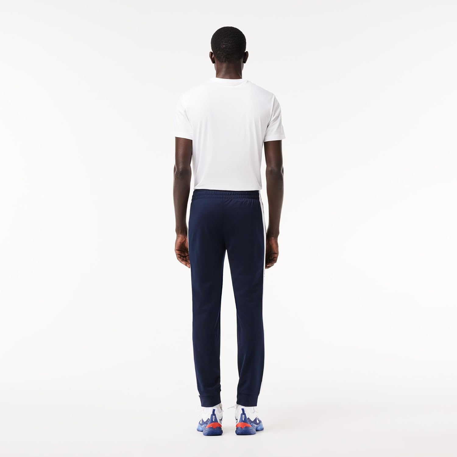 Lacoste мужские спортивные брюки для тенниса, Navy Blue/White — фото 3