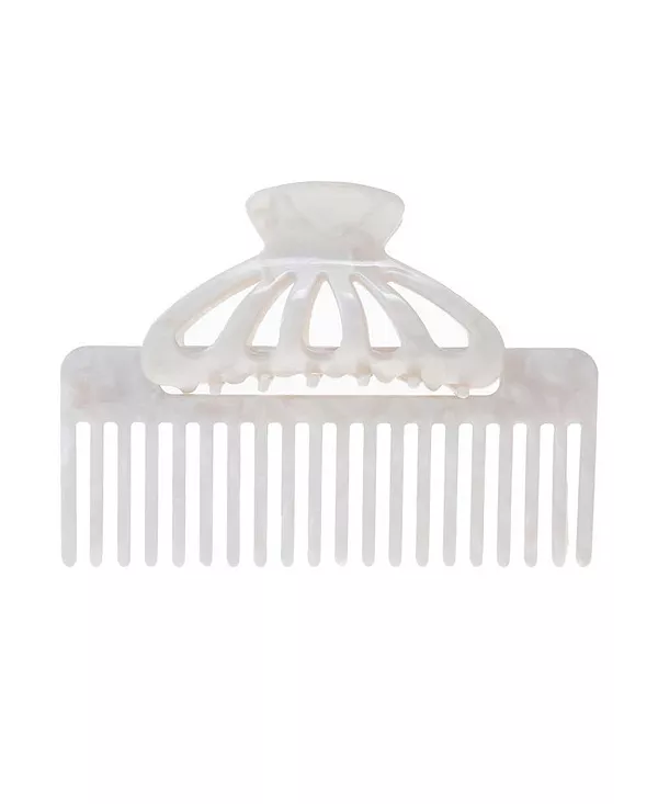 

Набор для волос «Расческа и заколка-когти» от Адины Эден By Adina Eden, white