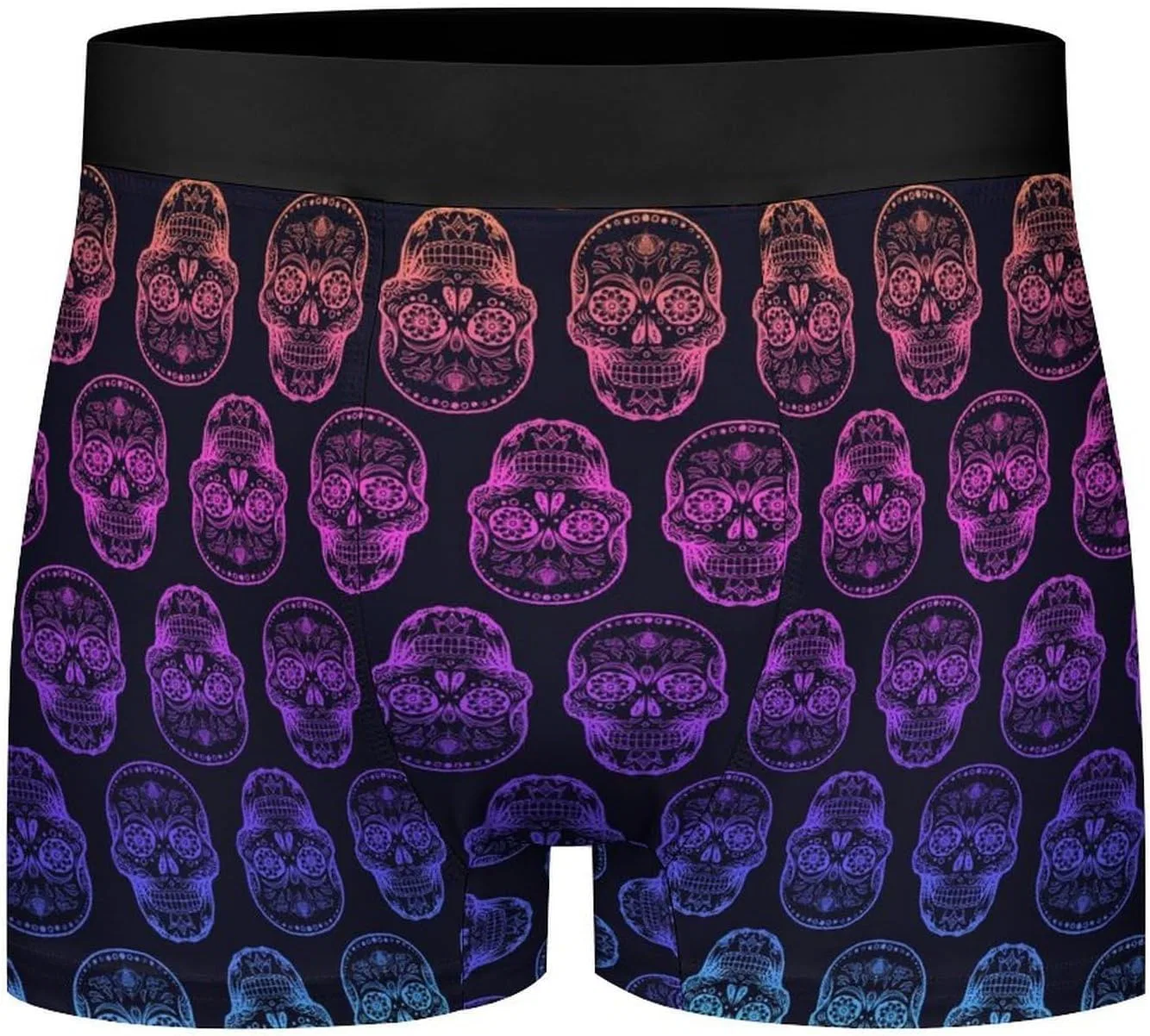 Боксеры с рисунком черепа, мужские, быстросохнущие, Skull Pattern — фото 4
