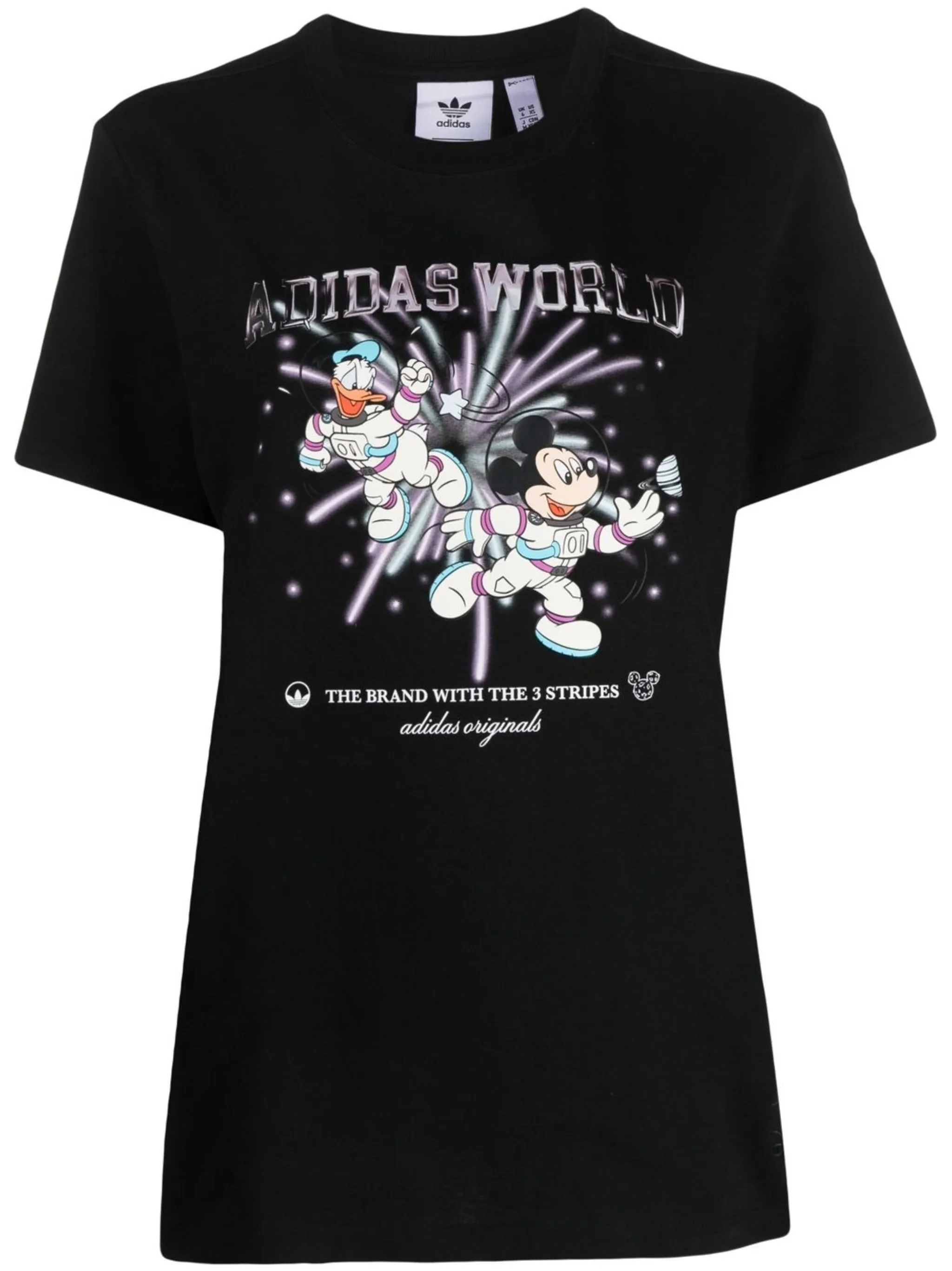 

Футболка с графичным принтом из коллаборации с Disney Adidas, черный