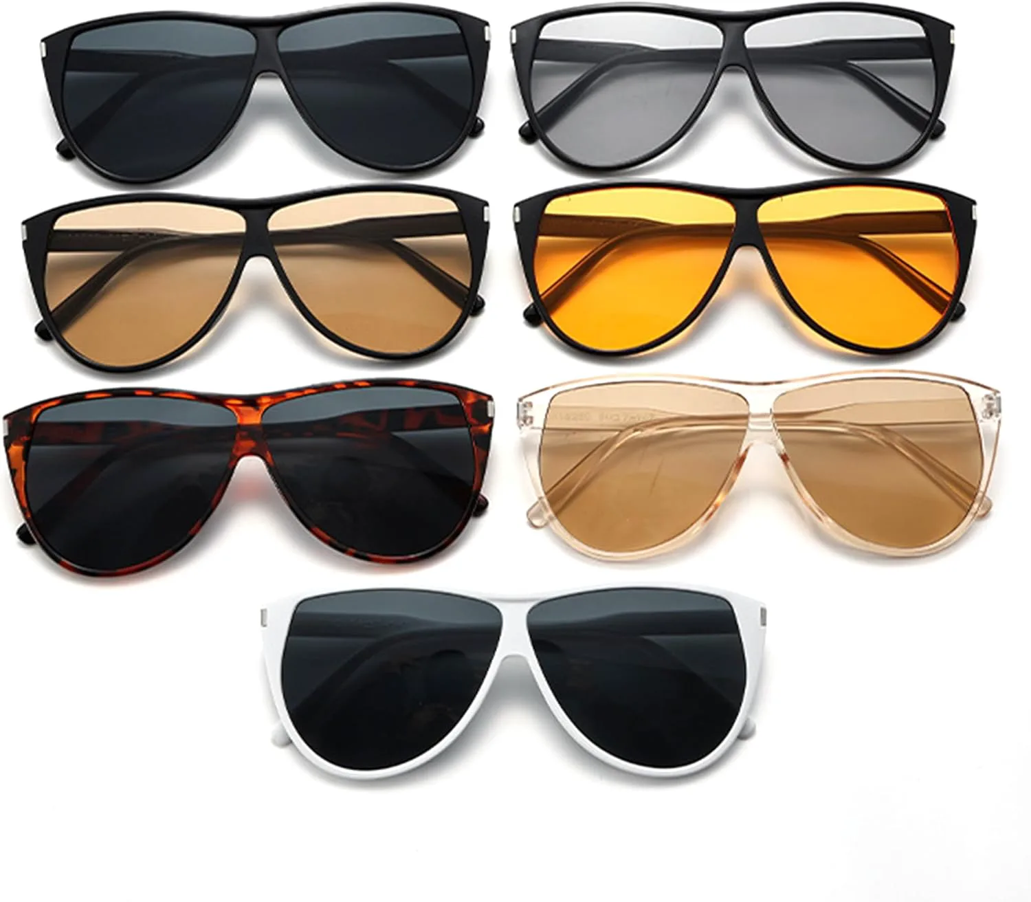 

bullabulling Модные солнцезащитные очки-пилот для женщин, дизайнерская стильная оправа, винтажные солнцезащитные очки с защитой от УФ-излучения UV400, Black/Gray