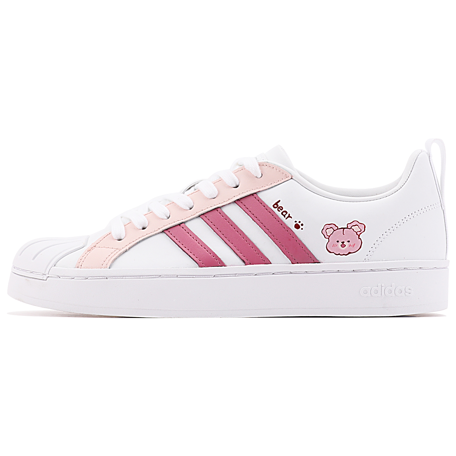 

Кроссовки adidas neo Streetcheck Skateboarding Shoes Women's Low-top Pink/white, белый