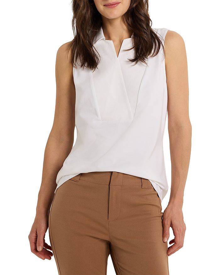 

Футболка с отложным воротником Easy Collar NIC+ZOE, белый