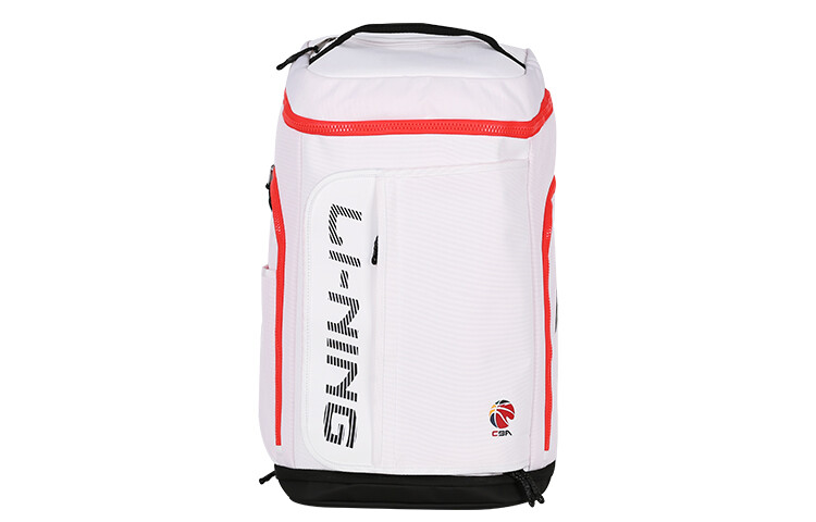 

Li Ning ПОДКЛАДКА Рюкзак унисекс профессиональной баскетбольной серии, Белый