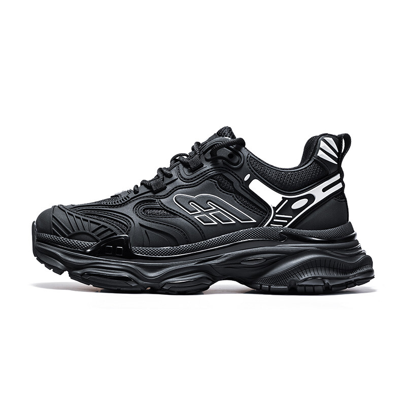 

Кроссовки JOSINY Chunky Sneakers Men Low-top Black, черный