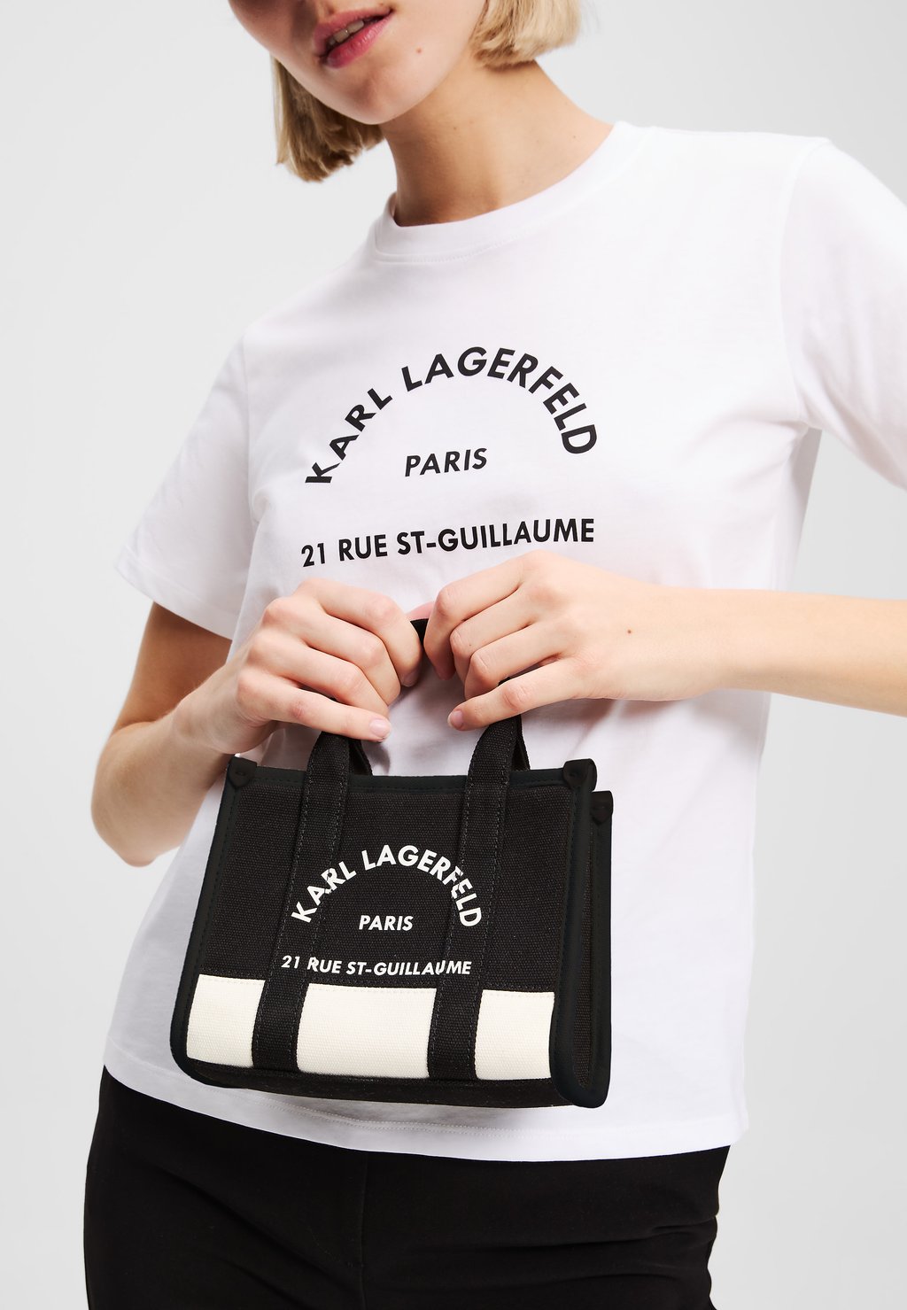 

Сумка SQUARE TOTE KARL LAGERFELD, черный