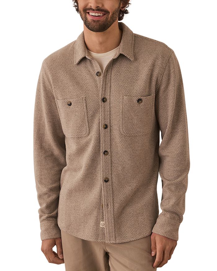 

Рубашка Pacifica Stretch Twill Marine Layer, коричневый/бежевый