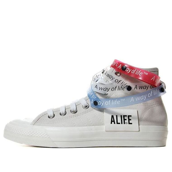 

Кроссовки alife x nizza высокие Adidas, белый